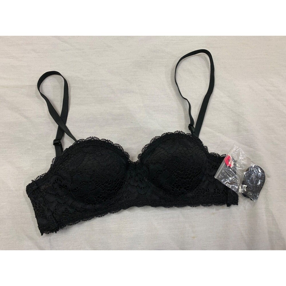NWOT XHILARATION WOMENS CONVERTIBLE STRAPLESS UNDERWIRE BRA SIZE 32AA